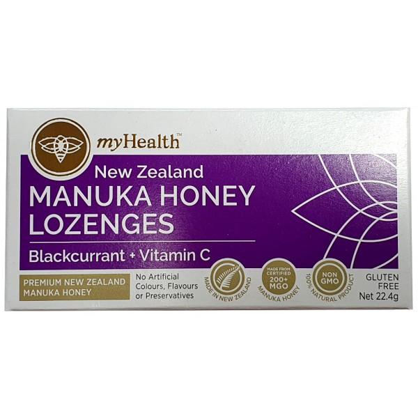 Manuka Honey Lozengers - Blackcurrant
