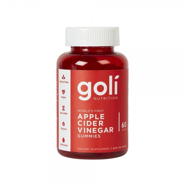 Goli Nutrition Apple Cider Vinegar Gummies x 60